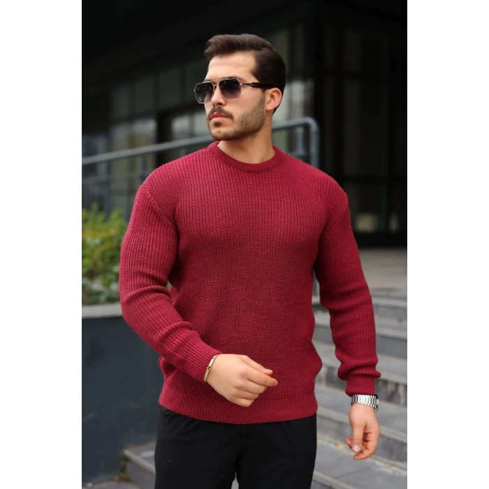 ieg™ Erkek Bisiklet Yaka Örme Kazak