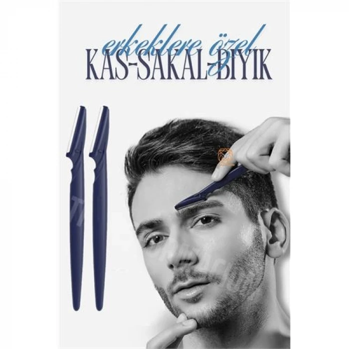 retroieg™ Erkek Kaş Şekillendirme Tüy Alma Jileti 2 ADET