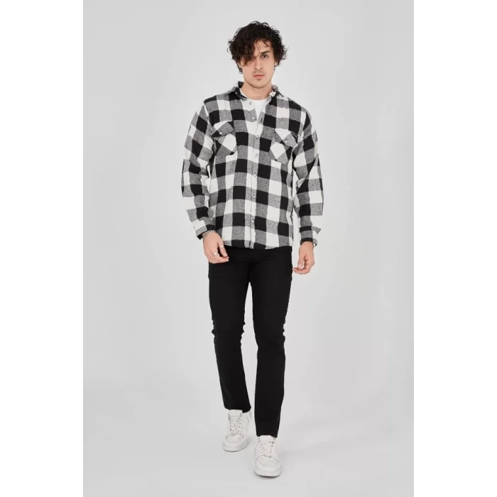 ieg™ Erkek Oduncu Gömlek - Siyah