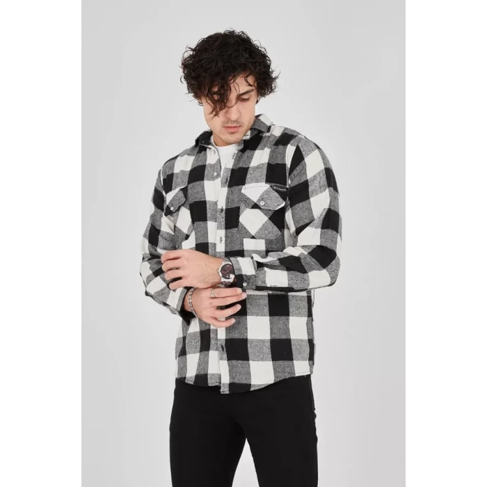 ieg™ Erkek Oduncu Gömlek - Siyah