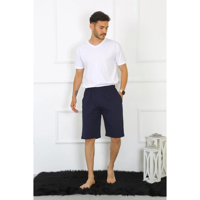 ieg ™ Erkek Pamuk Lacivert Kapri