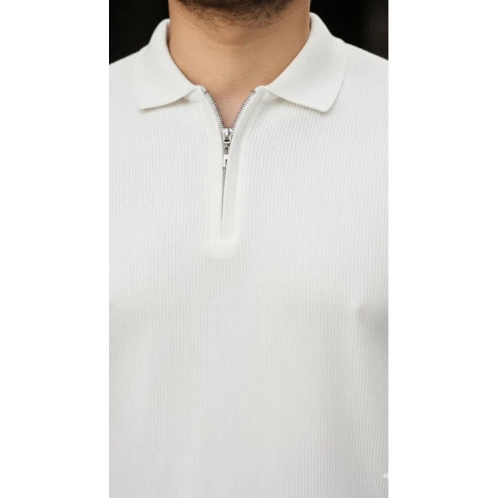 ieg™ Erkek Selanik örme Yakalı Uzun Kollu Triko