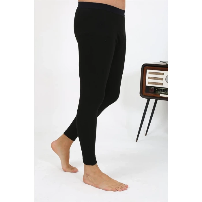 ieg ™ Erkek Termal Tayt Kışlık Tek Alt İçlik Siyah