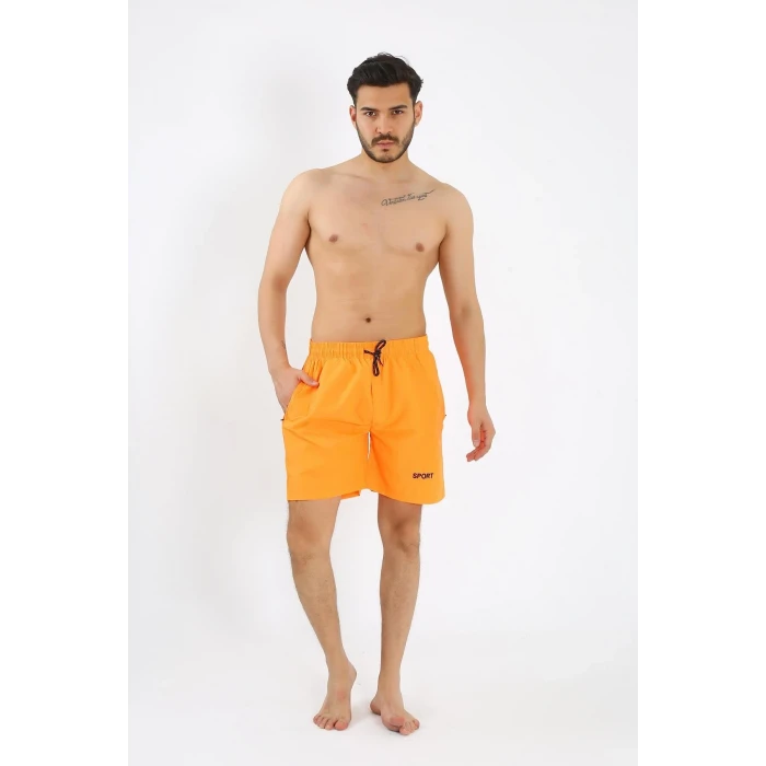 ieg ™ Erkek Turuncu Deniz Şortu