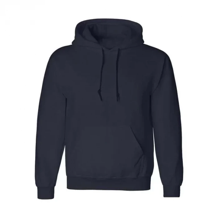 ieg™ Erkek Uzun Kol Kapşonlu Basic Sweatshirt Hoodie - Lacivert