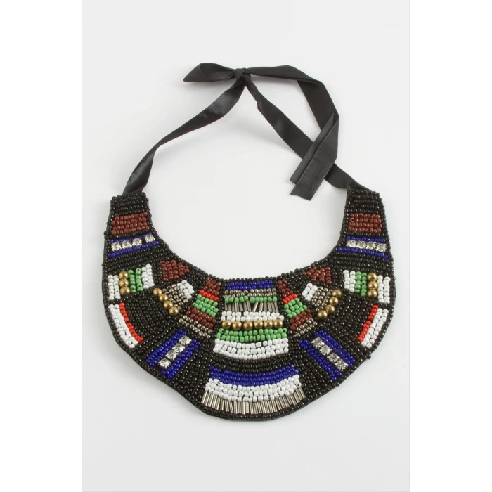 ieg™ Etnik Kum Boncuk Yaka Kolye