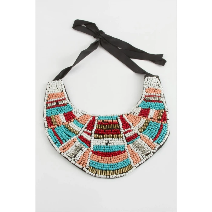 ieg™ Etnik Kum Boncuk Yaka Kolye