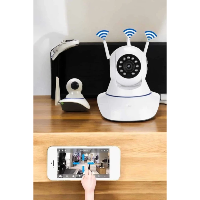 ieg™ Ev Kamerası Wifi Kamerası Video Kayıt Çift Yönlü Hareket Sensörü Bebek