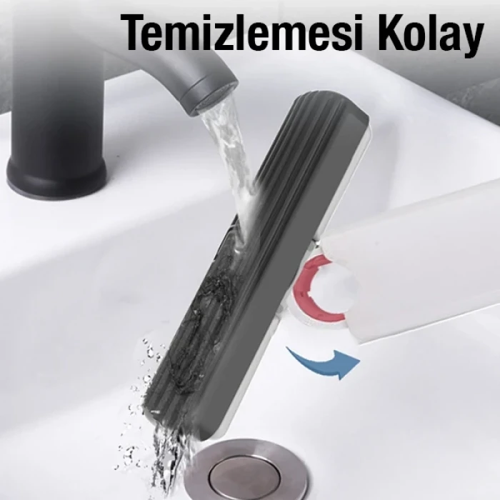 ieg™ Ezere Çok Amaçlı Mini Tezgah Üstü Paspas Mini Mop + 2 Yedek Uç