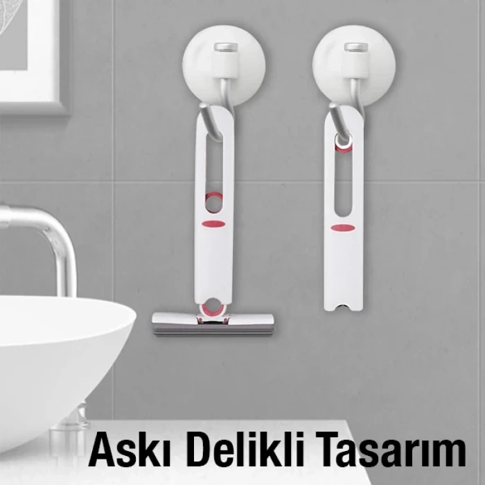 ieg™ Ezere Çok Amaçlı Mini Tezgah Üstü Paspas Mini Mop + 2 Yedek Uç