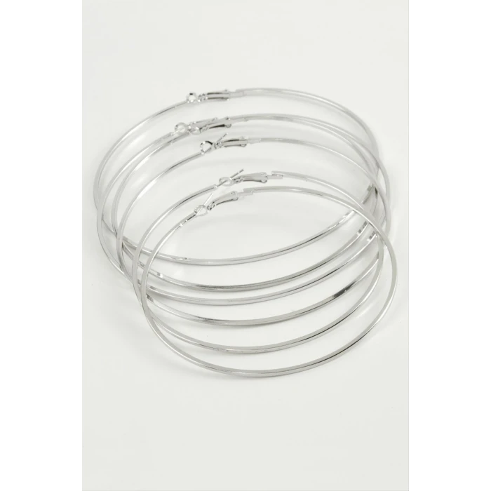 ieg™ Ezme Metal Halka Küpe 6 Adet