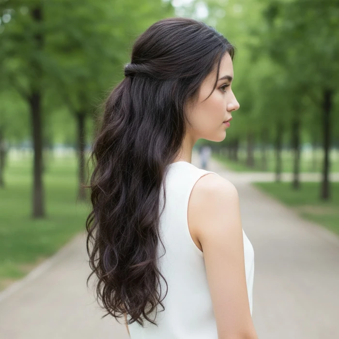 ieg™ Fiber Sentetik Dalgalı 8 Parça Çıt Çıt - Kahverengi