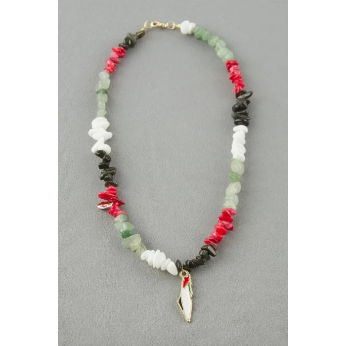 ieg™ Filistin Kırık Doğaltaş Kolye