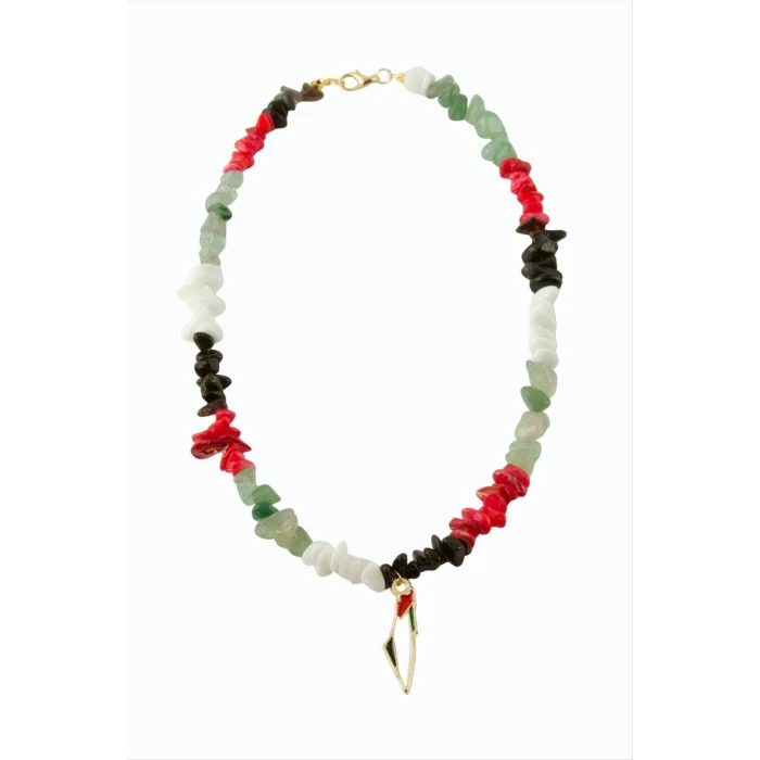 ieg™ Filistin Kırık Doğaltaş Kolye