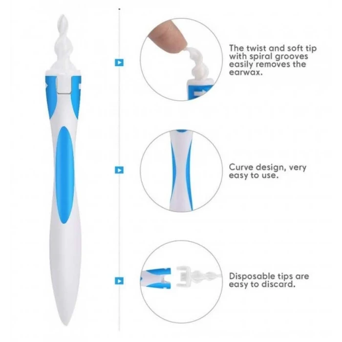 ieg™ Find Back Pratik Kulak Temizleme Aparatı Silikon Kit Ear Claning