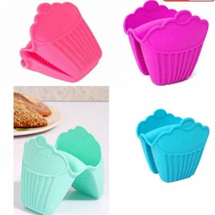 ieg™ Fırın Eldiveni Silikon Kaymaz Su Geçirmez Yanmaz Silikon Eldiven