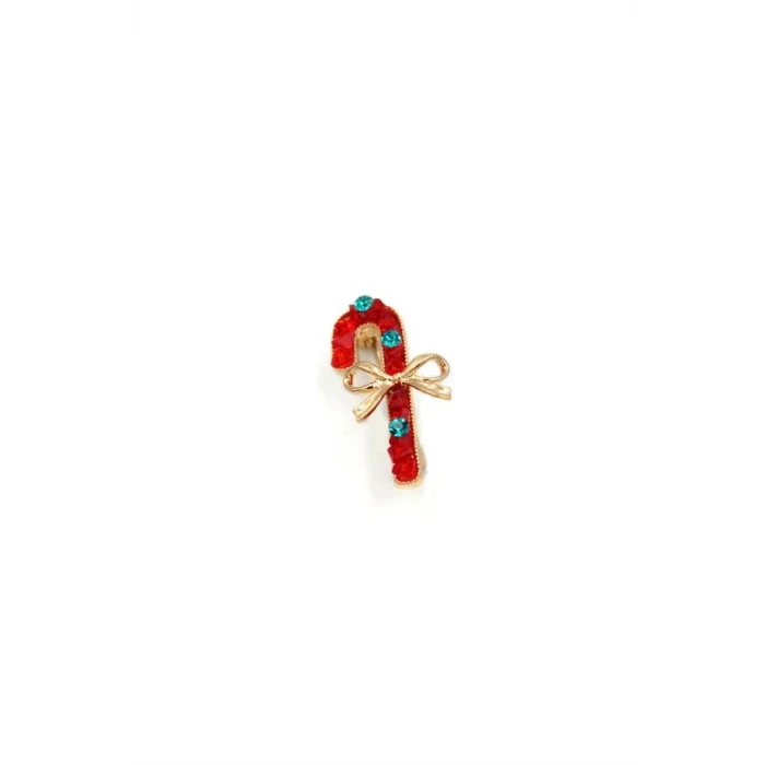 ieg™ Fiyonklu Yılbaşı Şekeri Broş - Altın
