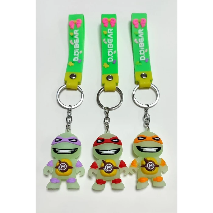 ieg™ Fosforlu Kaplumbağa Silikon Anahtarlık