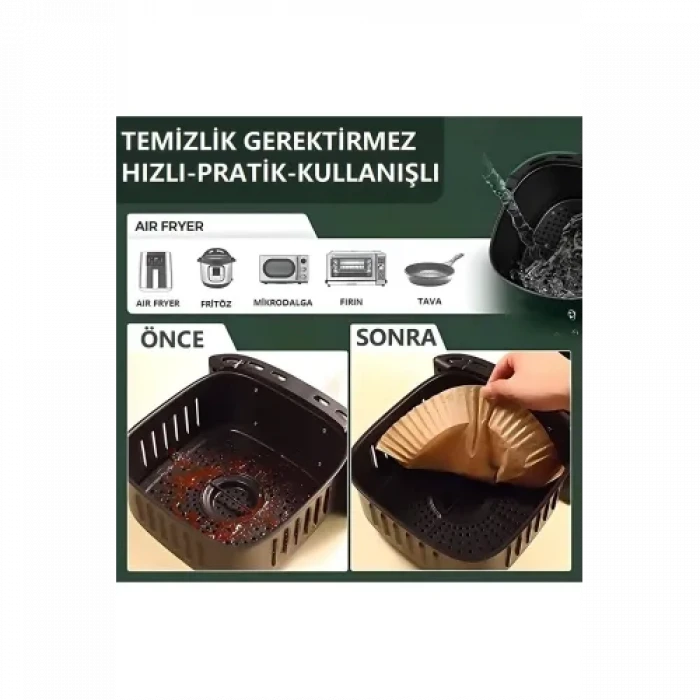 ieg™ Fritöz Pişirme Kağıdı 50 Adet