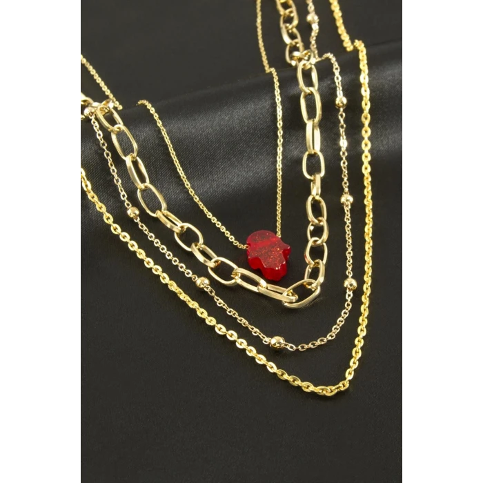 ieg™ Ftm Ana Eli Dörtlü Kolye