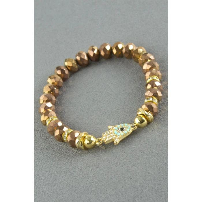 ieg™ Ftm Ana Eli Zirkon Taşlı Kristal Bileklik