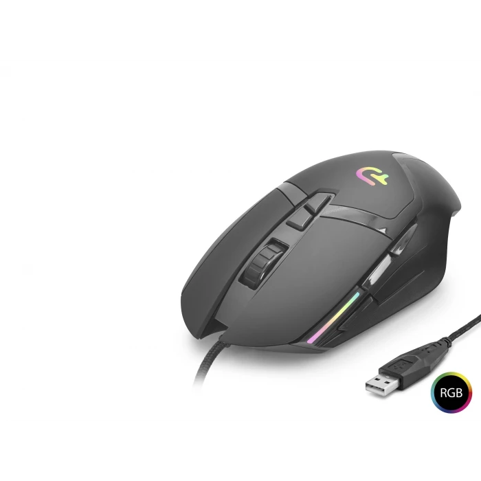 ieg™ G402 Gaming Mouse 7200 Dpi 7 Tuş 1000 Hz Rgb - Siyah