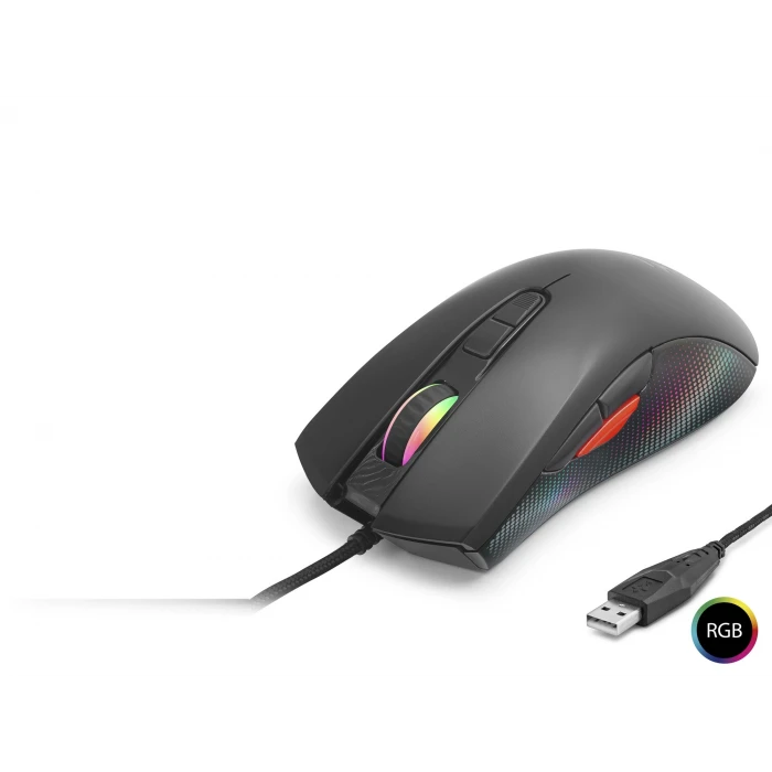 ieg™ G802 Gaming Mouse 7200 Dpi 8 Tuş 1000 Hz Rgb - Siyah