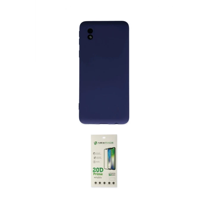 ieg™ Galaxy A01 Core Kılıf Ahenk Serisi - Siyah 20D Premium Cam Ekran Koruyucu