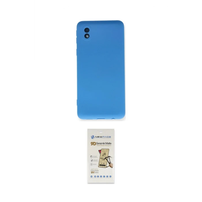 ieg™ Galaxy A01 Core Kılıf Ahenk Serisi - Siyah Mat Seramik Nano Ekran Koruyucu