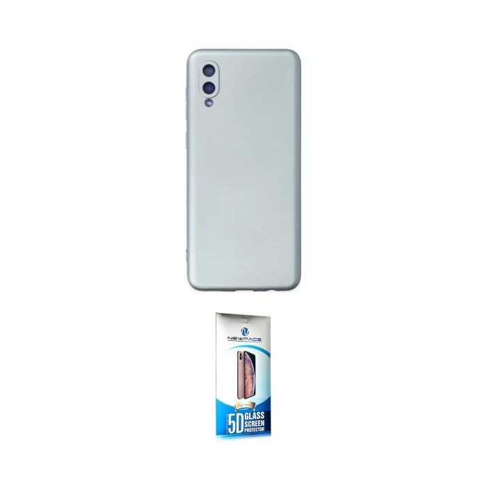 ieg™ Galaxy A02 Kılıf Ahenk Serisi - Siyah 5D Eko Cam Ekran Koruyucu