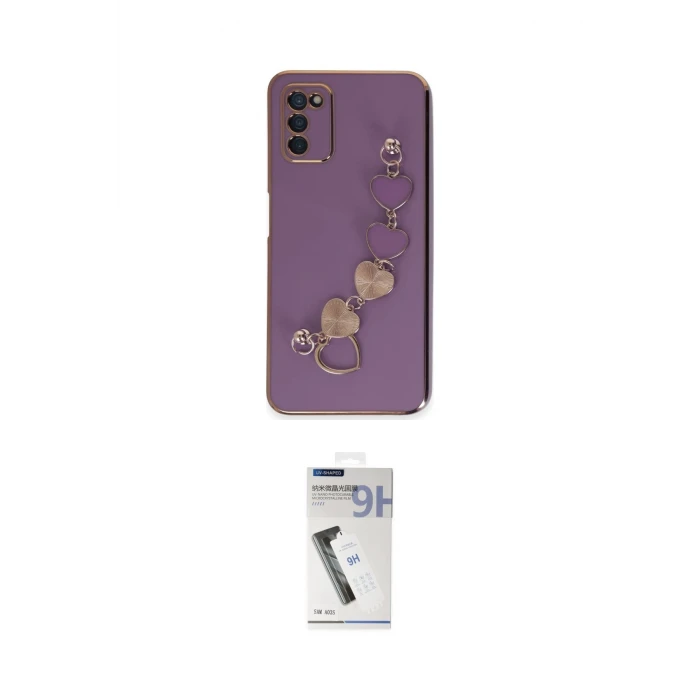 ieg™ Galaxy A03S Kılıf Nova Işık Prime - Şeffaf Uv Polymer Nano Ekran Koruyucu