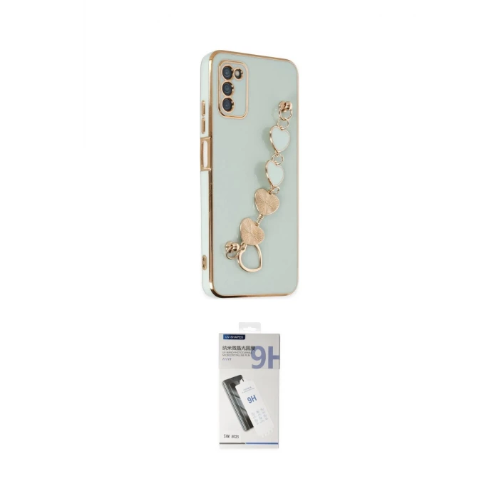 ieg™ Galaxy A03S Kılıf Nova Işık Prime - Şeffaf Uv Polymer Nano Ekran Koruyucu