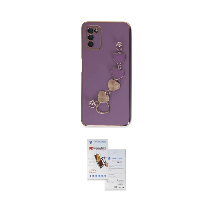 ieg™ Galaxy A03S Kılıf Nova Işık Prime - Siyah Seramik Nano Ekran Koruyucu