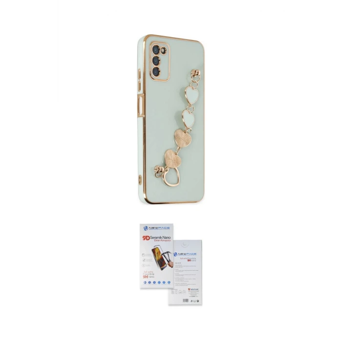 ieg™ Galaxy A03S Kılıf Nova Işık Prime - Siyah Seramik Nano Ekran Koruyucu