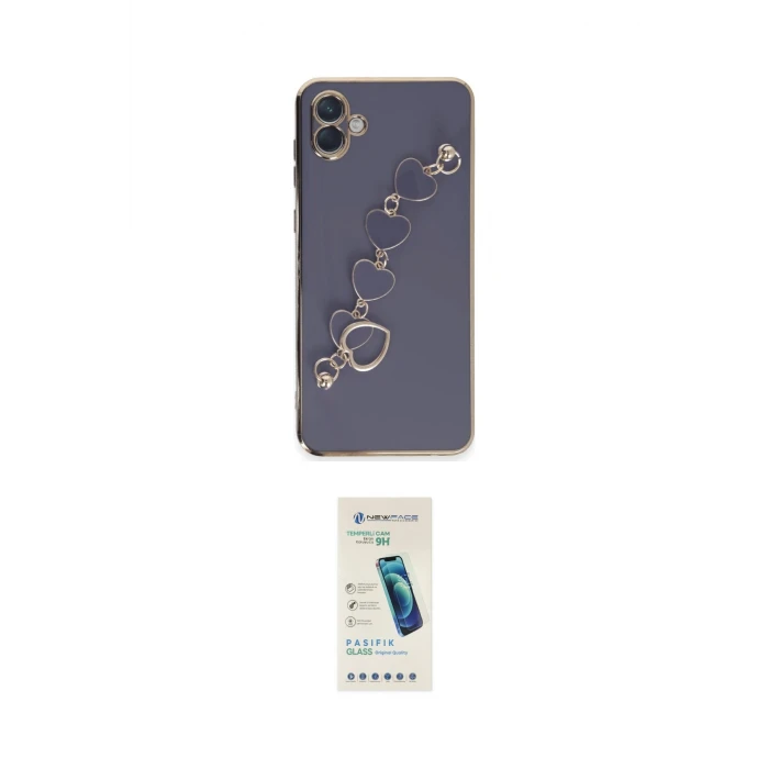 ieg™ Galaxy A04E Kılıf Nova Işık Prime - Şeffaf Pasifik Cam Ekran Koruyucu