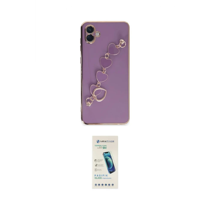 ieg™ Galaxy A04E Kılıf Nova Işık Prime - Şeffaf Pasifik Cam Ekran Koruyucu