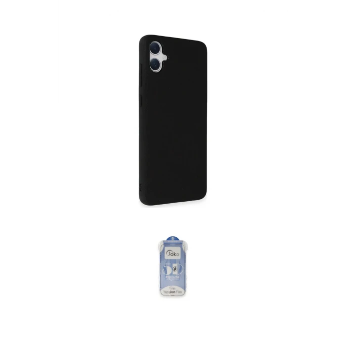 ieg™ Galaxy A05 Kılıf Akış Asil Koleksiyonu - Siyah Joko Magic 5D Cam