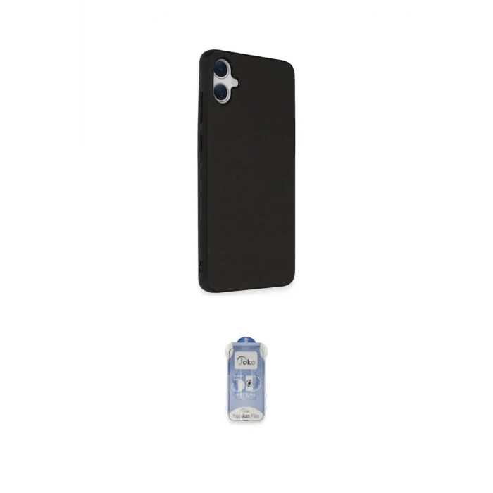 ieg™ Galaxy A05 Kılıf Akış Asil Koleksiyonu - Siyah Joko Magic 5D Cam
