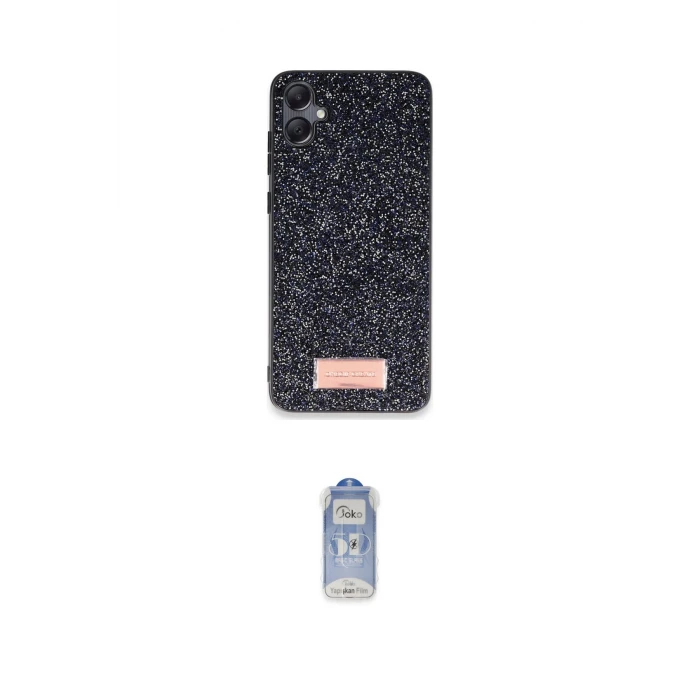 ieg™ Galaxy A05 Kılıf Vadi Klasik Serisi - Siyah Joko Magic 5D Cam