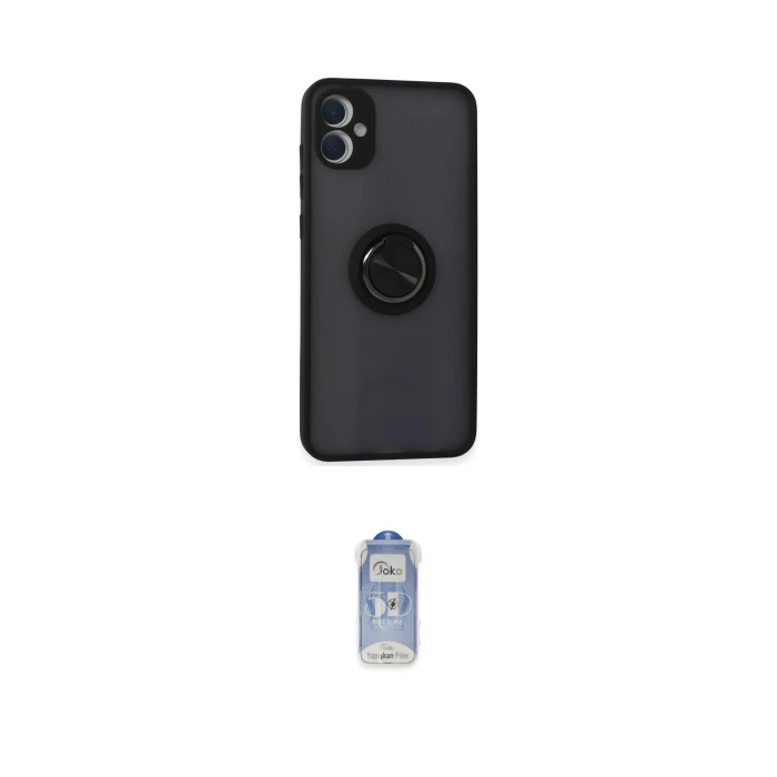 ieg™ Galaxy A05 Kılıf Yörünge Çizgi - Siyah Joko Magic 5D Cam