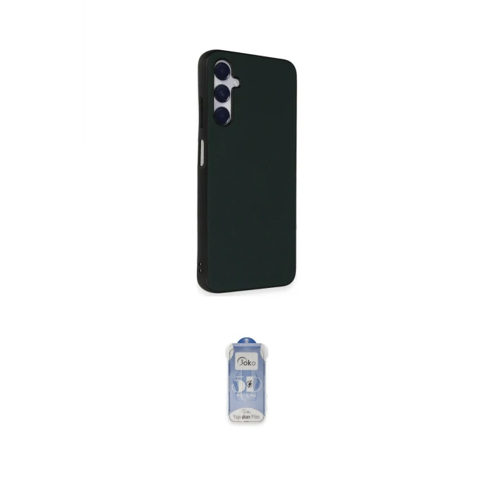 ieg™ Galaxy A05S Kılıf Akış Asil Koleksiyonu - Siyah Joko Magic 5D Cam