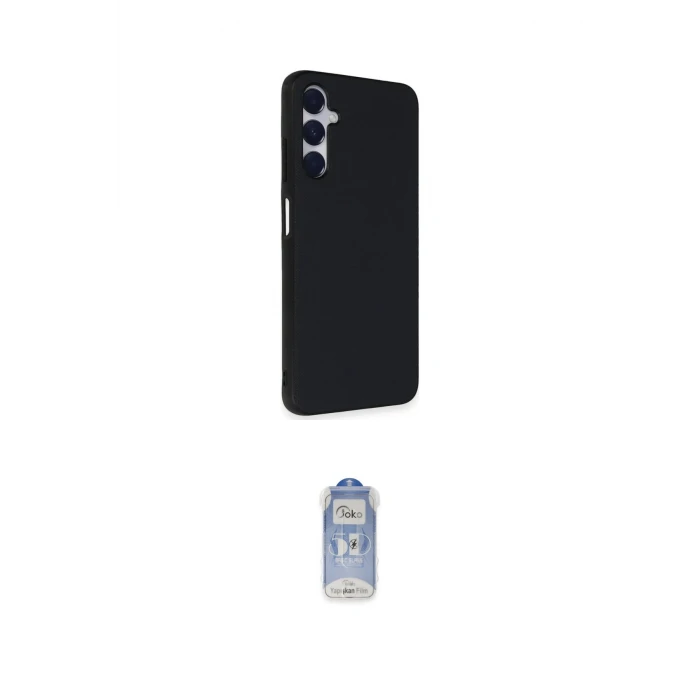ieg™ Galaxy A05S Kılıf Akış Asil Koleksiyonu - Siyah Joko Magic 5D Cam
