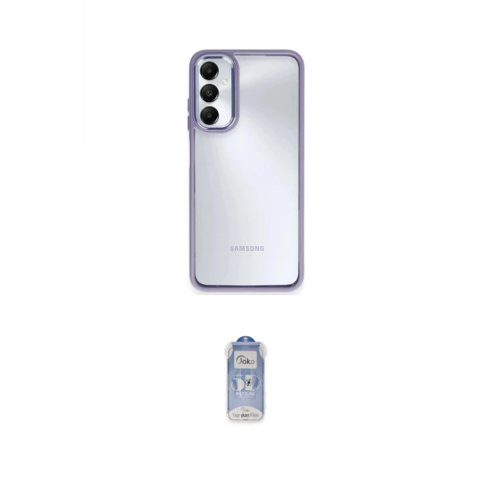ieg™ Galaxy A05S Kılıf Nova Işık Serisi - Siyah Joko Magic 5D Cam