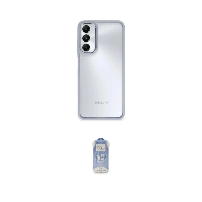 ieg™ Galaxy A05S Kılıf Nova Işık Serisi - Siyah Joko Magic 5D Cam