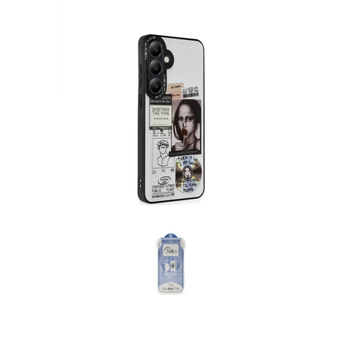 ieg™ Galaxy A05S Kılıf Odak Klasik Serisi - Siyah Joko Magic 5D Cam