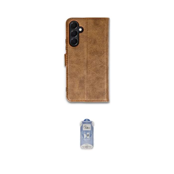 ieg™ Galaxy A05S Kılıf Siluet Işık Serisi - Siyah Joko Magic 5D Cam
