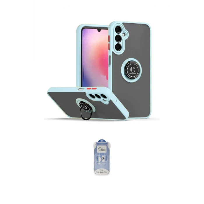 ieg™ Galaxy A05S Kılıf Yörünge Çizgi - Siyah Joko Magic 5D Cam