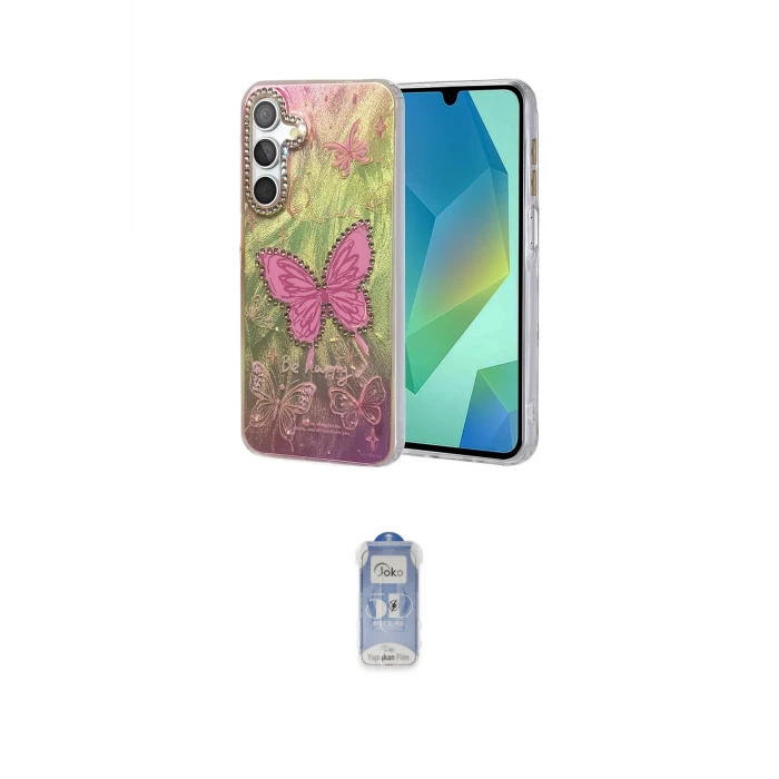 ieg™ Galaxy A14 4G Kılıf Zirve Modern Prime - Siyah Joko Magic 5D Cam