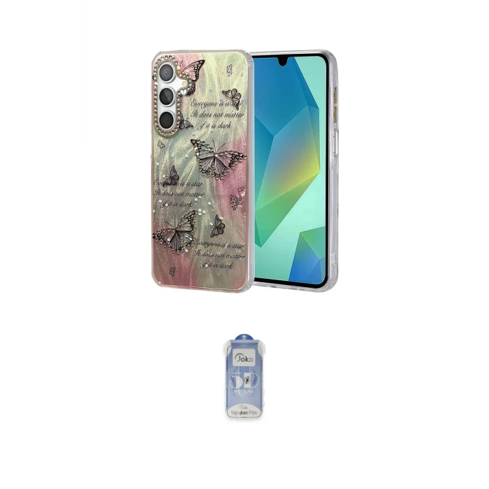 ieg™ Galaxy A14 4G Kılıf Zirve Modern Prime - Siyah Joko Magic 5D Cam