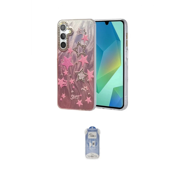 ieg™ Galaxy A14 4G Kılıf Zirve Modern Prime - Siyah Joko Magic 5D Cam
